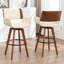 Tabourets pivotants rembourrés en similicuir Modern-1436177513-1436177525