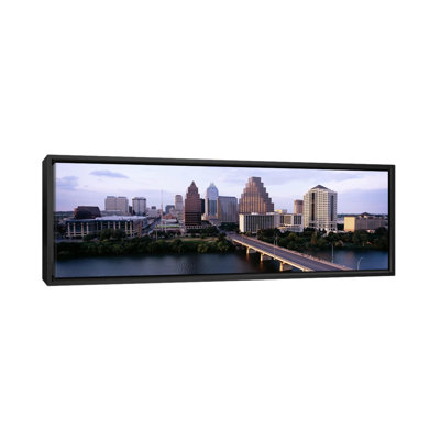 " Skylines In A City, Lady Bird Lake, Colorado River, Austin, Travis County, Texas, USA " by Panoramic Images