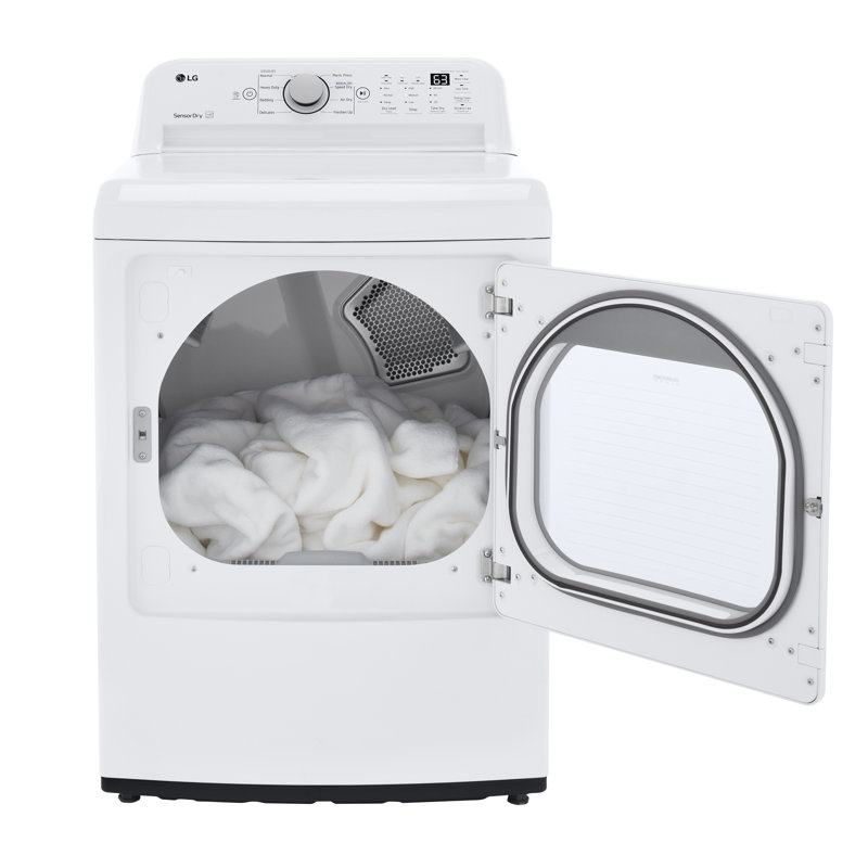 7.3 Cu. Ft. White Electric Dryer with Sensor Dry Technology