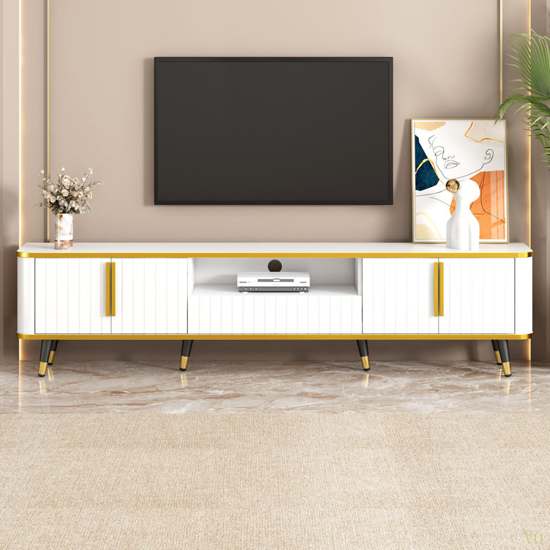 Meuble télé Luxury, Blanc