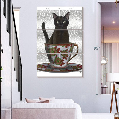 Ketti Black Cat In A Teacup I