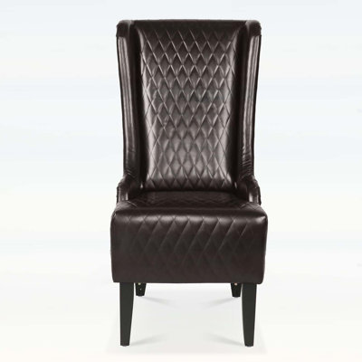 High-Back Accent Chair,Comfy Wingback Design
