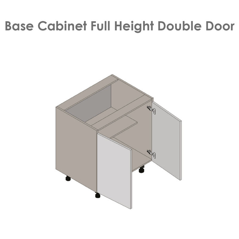 Armoire ouverte standard en panneau de particules H 34,5 po prête à assembler, Teck naturel, H 34,5 po x l 33 po