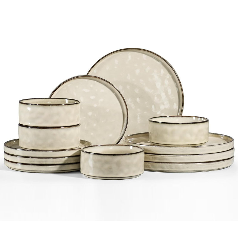 Stoneware Dinnerware - Service for 4