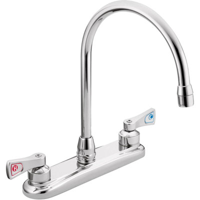 Moen M-Dura Commercial Kitchen Faucet With Durable Cartridge And Vandal-Resistant Design, 2.2 GPM Flow Rate -  Co-t, J21BFHBFD