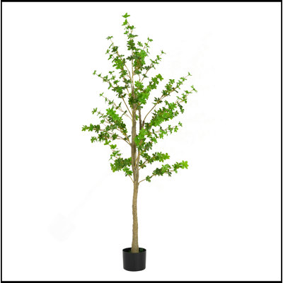 76" Artificial Enkianthus Tree With Pot