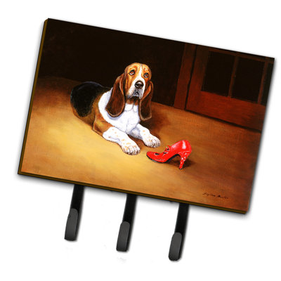 Organisateur de clés murales à chaussures avec crochets clés basset