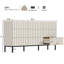 Commode double 9 tiroirs l 59,1 po