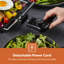 Geepas 23.5cm W x 70cm D Portable Single Burner Flat Top Electric Grill