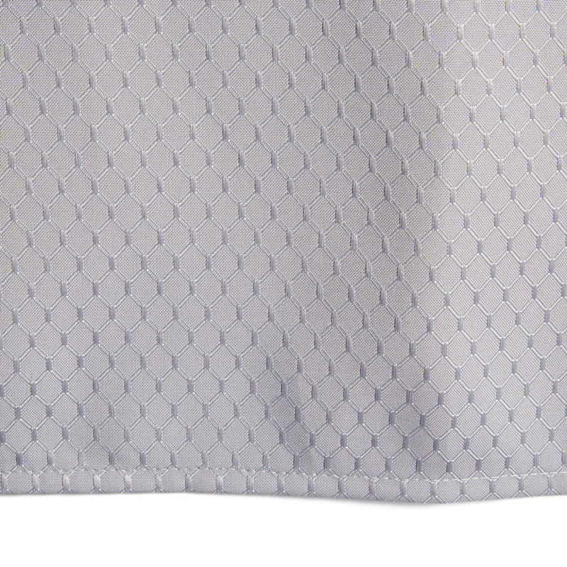 Behling Geometric Tablecloth, Gray, Rectangular 160" x 60"