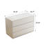 Armoire de rangement à tiroir 62,98 pouces (ensemble de 2)