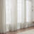 Dato 2-Panel Print Soft Textured Light Filtering Curtain - 3-In-1 Back Tab, Rod Pocket, Ring Tab-1727778655-1727778651