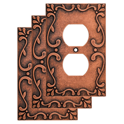 Classic Lace 1-Gang Duplex Outlet Wall Plate