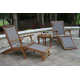 Patio Chair with Ottoman