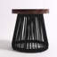 Ensemble de chaises de patio pivotantes avec coussins et table de bout Lenno-667472722-652765032