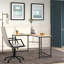 Charo L-Shaped Metal Base Writing Desk