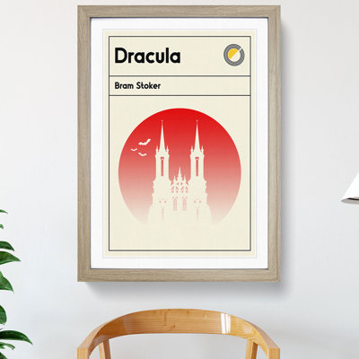 Book Cover Dracula Bram Stoker - Picture Frame Graphic Art
