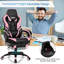 Chaise de jeu réglable avec repose-pieds pour bureau personnel, rose-639114868-639114872