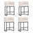 Modern Upholstered Counter Stool with Metal Frame-124062061