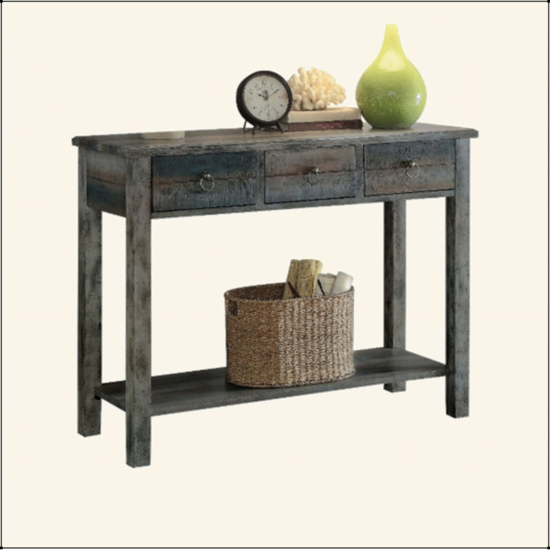 Charmante console antique avec rangement polyvalent et attrait classique