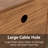3-sided Glass Farmhouse Fireplace Tv Stand For Tvs Up To 100 Inch, Entertainment Center With 36" Electric Fireplace, 4 Drawers Storage
