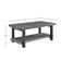 Rundell Pomona Rustic Industrial Modern Vintage Metal and Solid Wood Coffee Table with Storage, Easy Assembly, Small Rectangle Coffee Table, 42 in x 24 in x 18 in