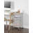 Nisean Under Desk Storage Mobile Utility Cart with Wooden Top and 8 Drawers-1259464112
