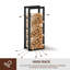40cm W Metal Log Rack