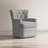 Ines 30'' Wide Tufted Swivel Armchair-1385787497
