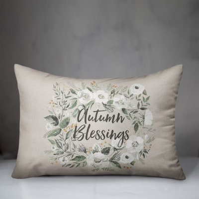 Floral Throw Pillow