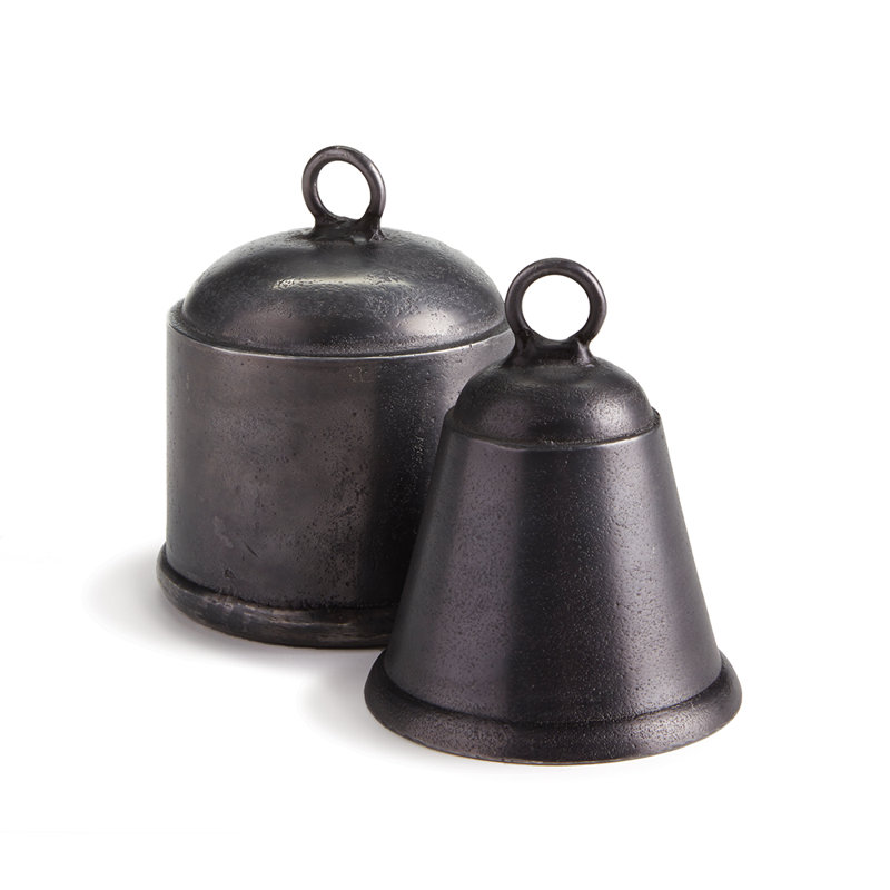 Ensemble de 2 clochettes Arrowwood, Noir