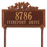 Ivy 2-Line Lawn Address Sign