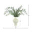 Faux Italian Ruscus in Ceramic Vase