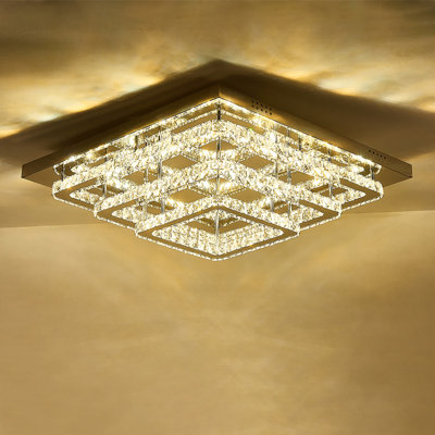 Hurst Glass LED Flush Mount