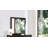 Burlington 41"L x 41"H Mirror, Black-766073036