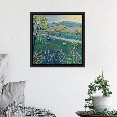 «Spring Walk» par Jo Grundy - impression d'art graphique