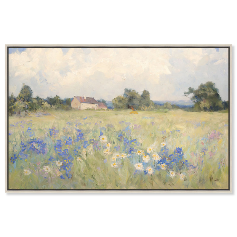 Enchanting Vista Canvas Landscape & Nature Print by Oliver Gal, Black Frame, 15 x 10, 21"H x 31"W, Silver Frame