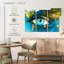 «Earth Eye Map», reproduction d'art sur toile-686381756