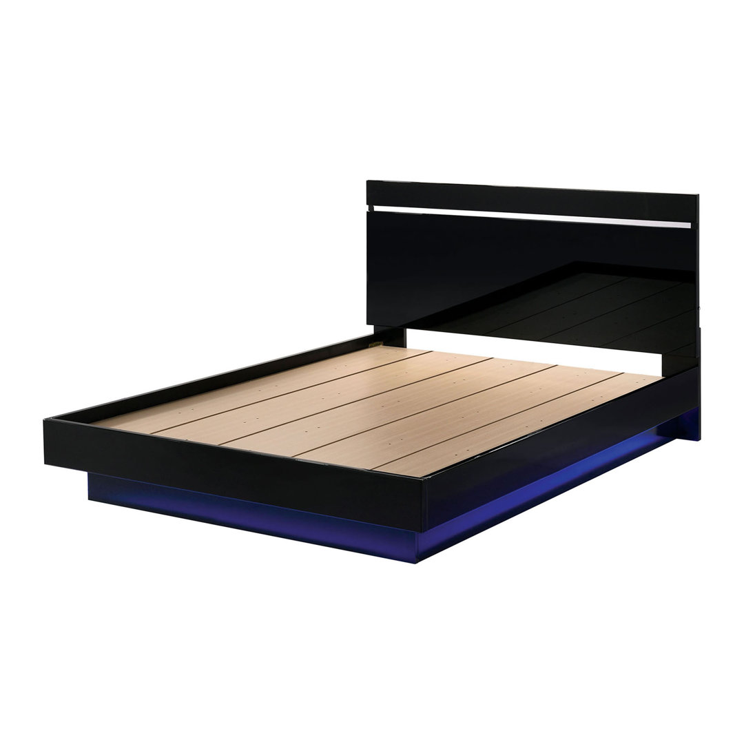 Arosh Solid Wood Platform Bed Wade Logan® 