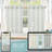 Kitchen Curtains Striped Tier Linen Short Curtains Pinstripe Cafe Curtains-453071176-453071191