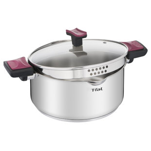 T-fal 5 Quarts Stainless Steel (18/10) Round Dutch Oven
