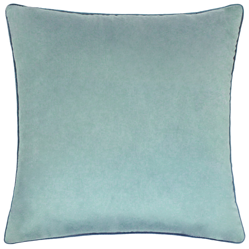 Meridian Square Cushion, Blue/Teal, Polyester, Square 45cm