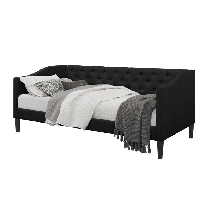 Pennville Upholstered Daybed, Black