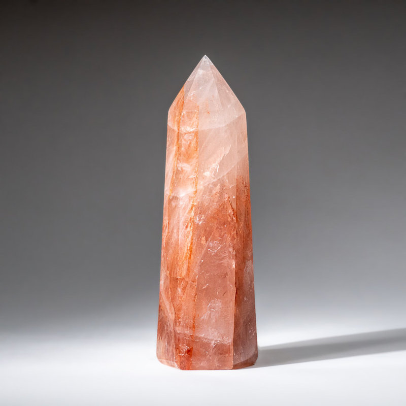 Genuine Polished Strawberry Quartz Point (1.8 Lbs)