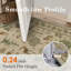 Tapis lavable en simili lin Sofia avec envers antidérapant-329836552