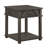 Traditional Rustic End Table With Storage