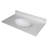 31" Single Bathroom Vanity Top in White with Sink