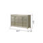 Ensemble de chambre avec lit plateforme 4 pièces Nagham-691314133