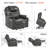25.2" Seat Width Power Recliner Lift Chair with Vibration and Heat, Breathable Faux Leather-1236869329