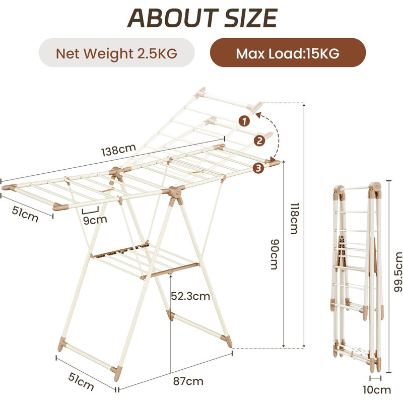 Steel Freestanding Drying Rack